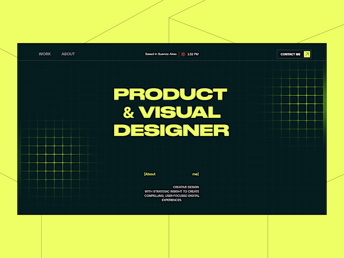 Portfolio Website (UX/UI Design)