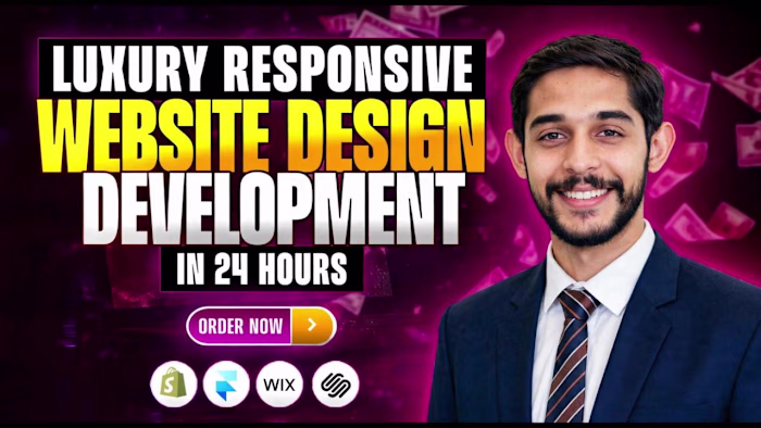 I will build luxury website