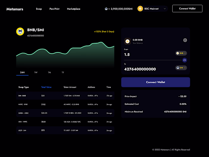 Metamars DEX