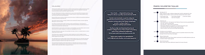 Corporate presentation design for Diana Hotels & Paloma Hote...