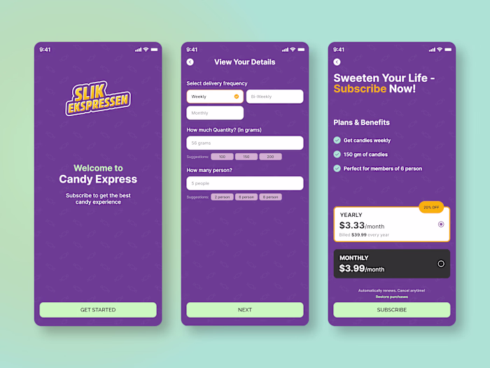 Mobile UI Design