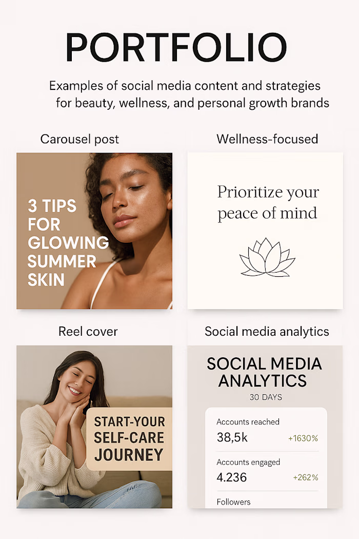 Social Media Management for Beauty and Wellness Brands