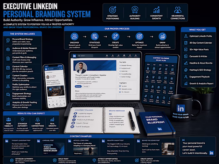 Designed a comprehensive LinkedIn personal