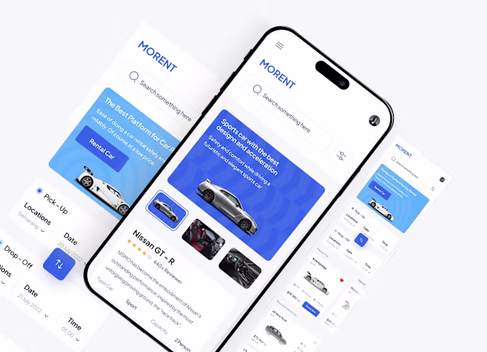I’m building a complete UI/UX system for a car rental app, d...