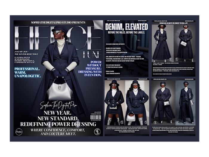 Crafting a Cohesive Luxury Fashion Editorial: From Cover to ...