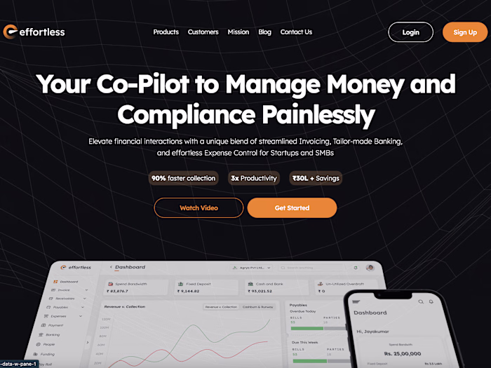 Effortless: The Finance OS for Business