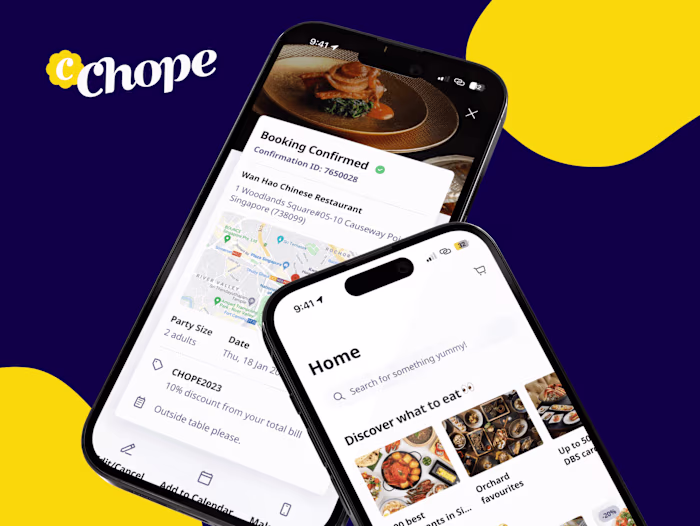 [LIVE] Chope Reservation App