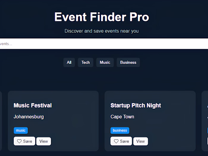 Event Finder App
