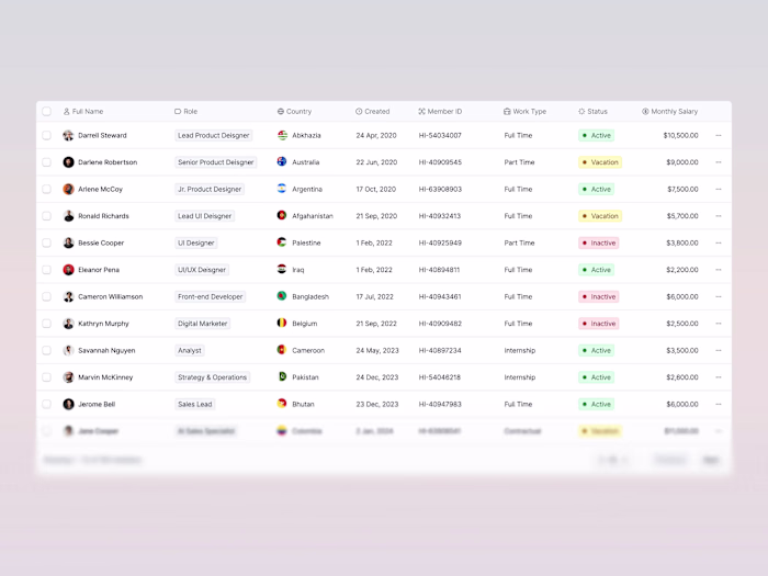 How I create data tables - Explanation