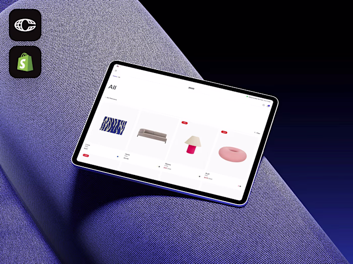 Framer eCommerce website made for Scandinavian furniture brands