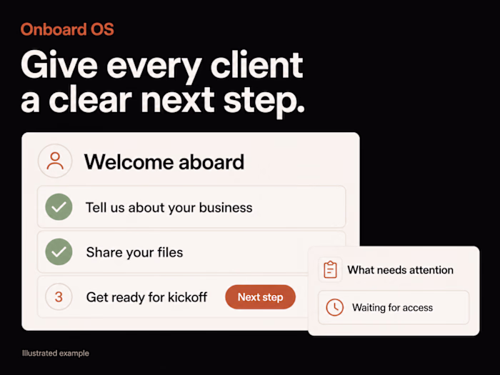 Onboard OS: durable client-onboarding workflows