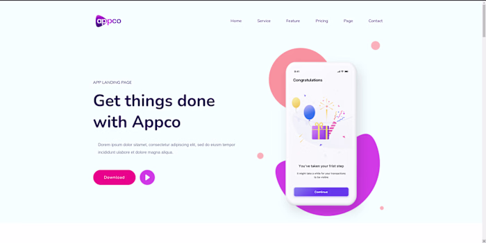 Simple Template | HTML CSS