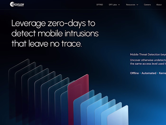 Dataflow Forensics | Mobile Threat Detection for Government