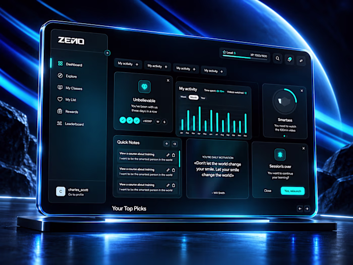 Interactive Learning Platform - UI / UX