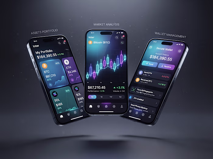 Inter - Futuristic Crypto Wallet