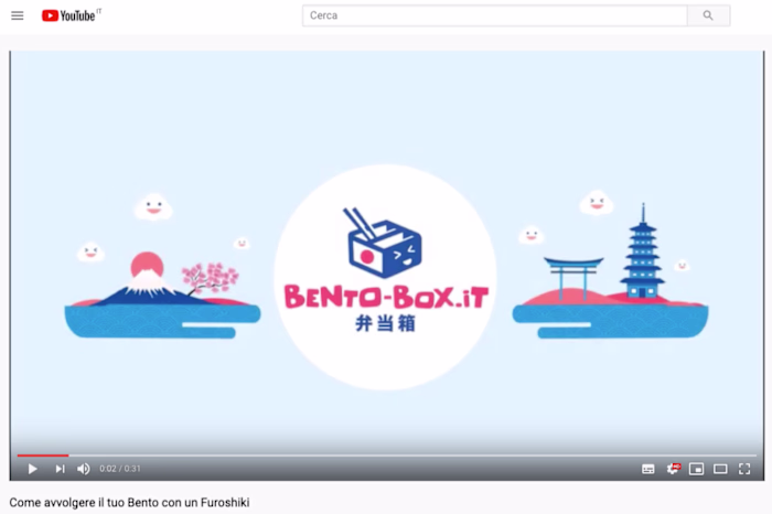 Furoshiki Bento-box video