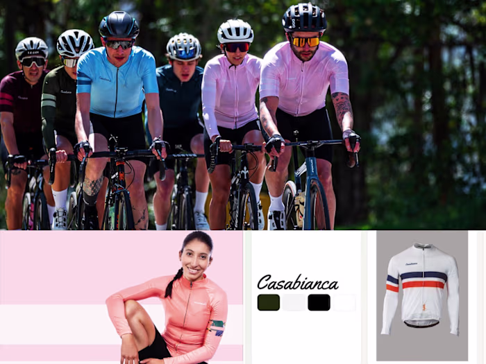 Shopify store design and CRO for Casabianca Cycling