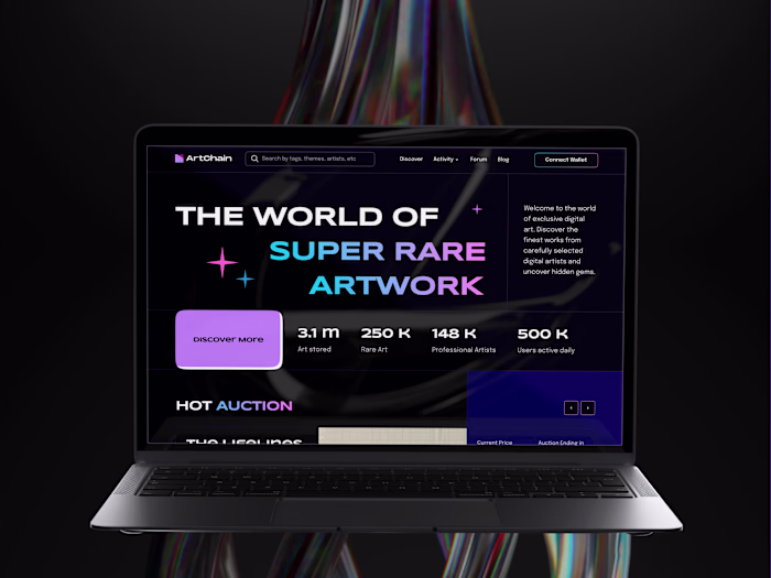 ArtChain- NFT Marketplace Website Template