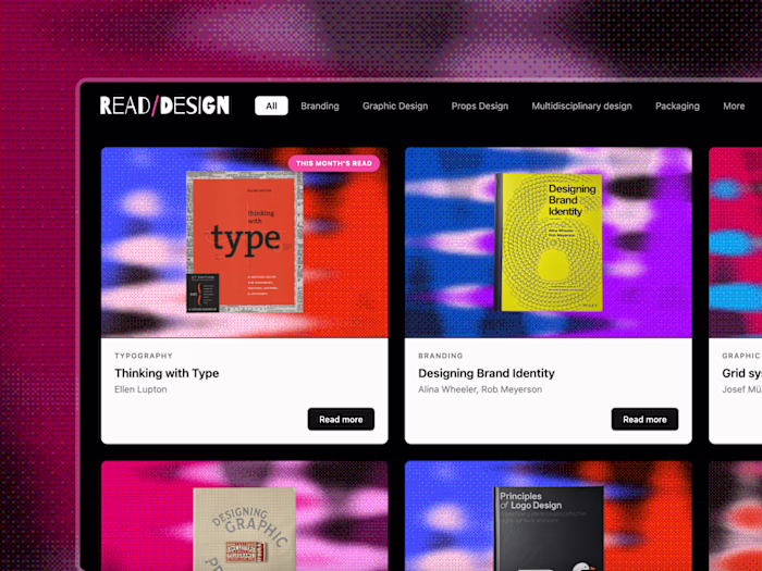 Read/Design is a personal project that started as a way to k...