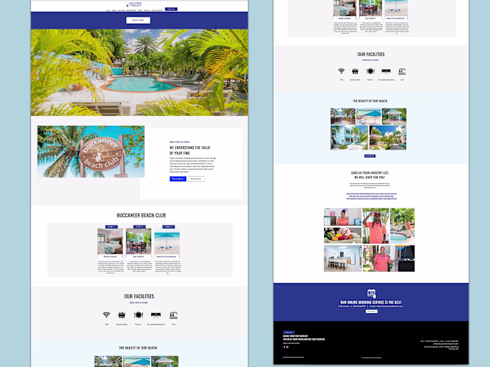Buccaneer Beach Club Website