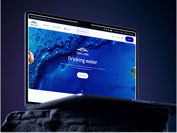 Saku Läte Website Redesign