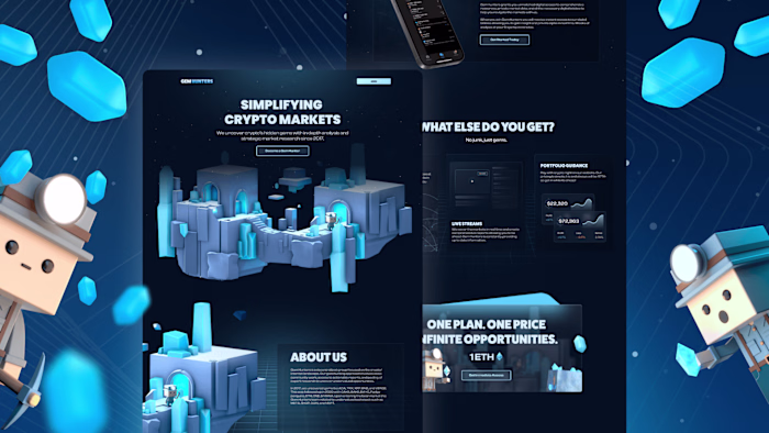 Brand Strategy & Design for a Crypto Community - Gem Hunters
