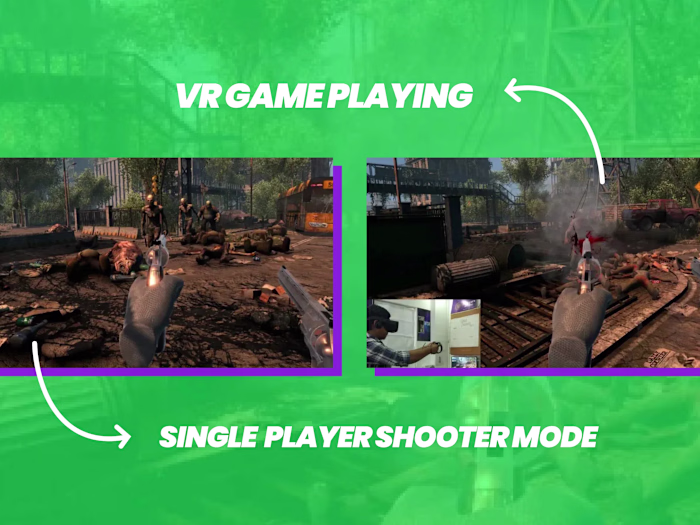 Man vs Zombie - A Virtual Reality Game