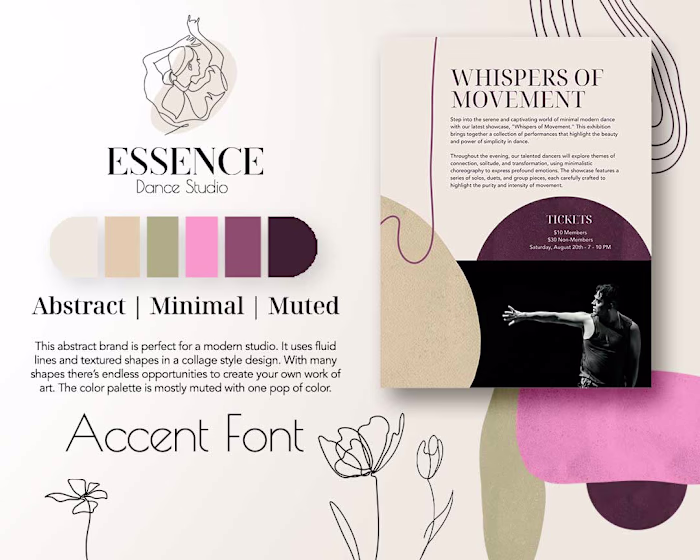 Brand Packages for Dance and Performance Studios