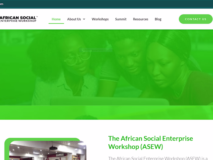 African Social Enterprise Workshop (ASEW) – The Technical suppo…