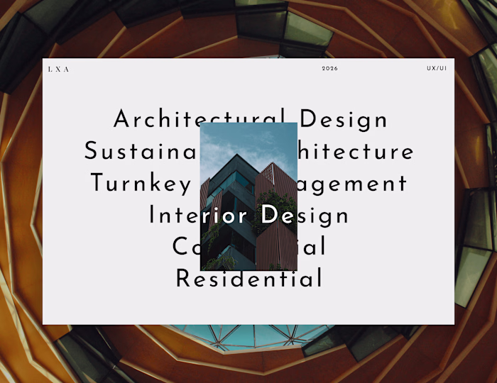 LXA — Architectural Practice / UI/UX Case Study