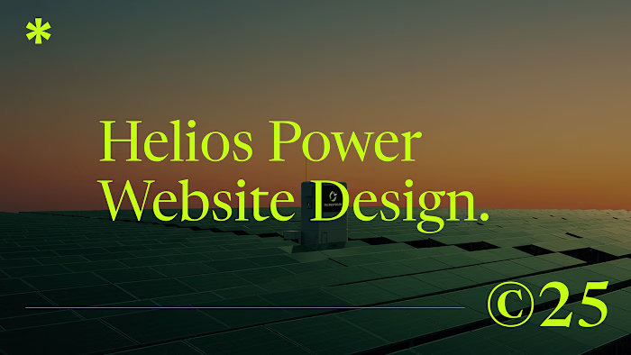 Helios Power ©2025- Solar Energy Company
