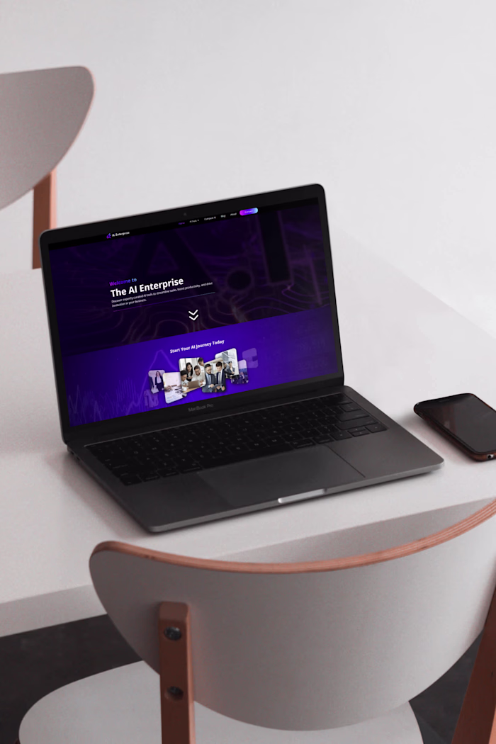 AI Enterprise Website - Webflow