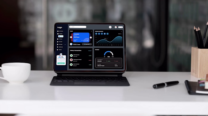 Fintech Dashboard - Dark Mode