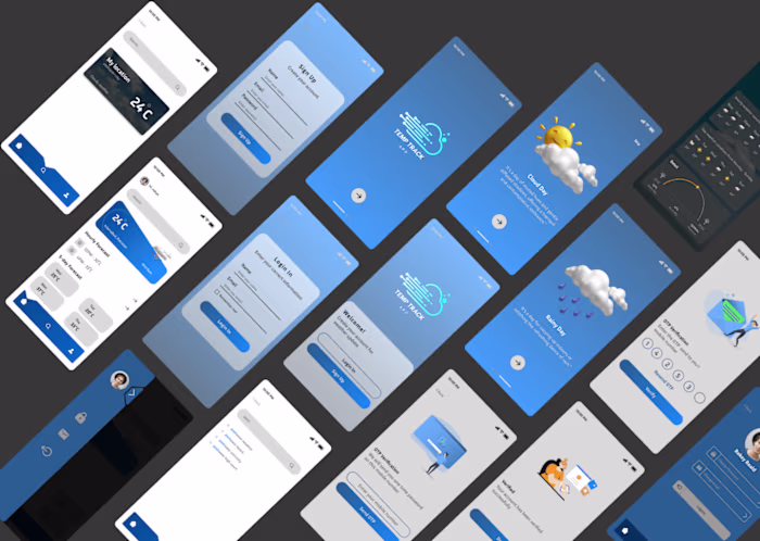 Converting Figma UI to Flutter Code-Weather app
