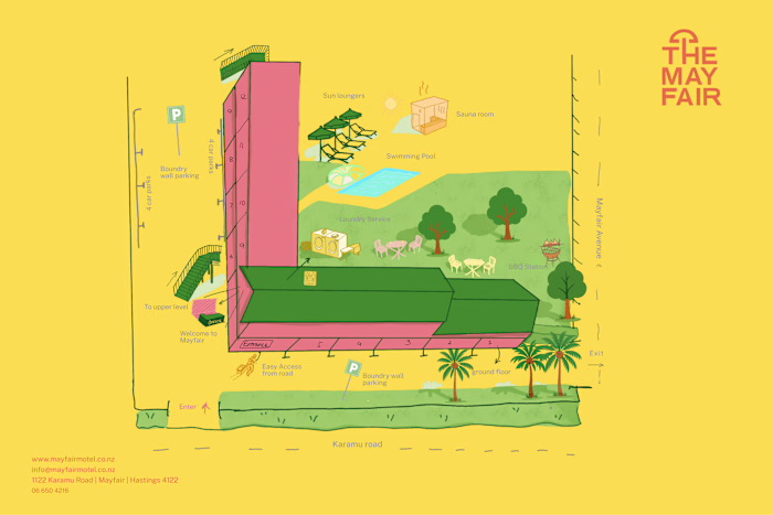 Illustrated Resort- A Visual Story of Space & Stay