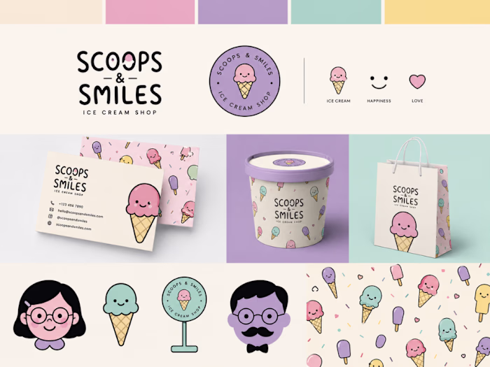 🍦 A playful identity built