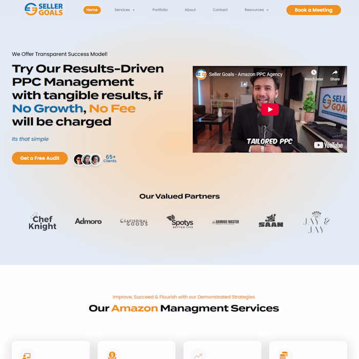 High Converting Website for Amazon