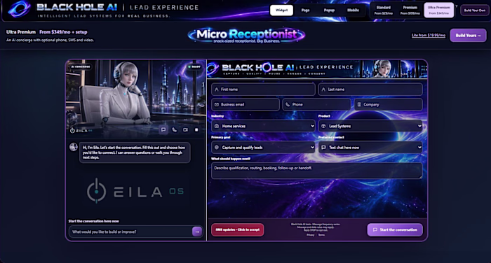 Micro Receptionist | Multi-Channel AI