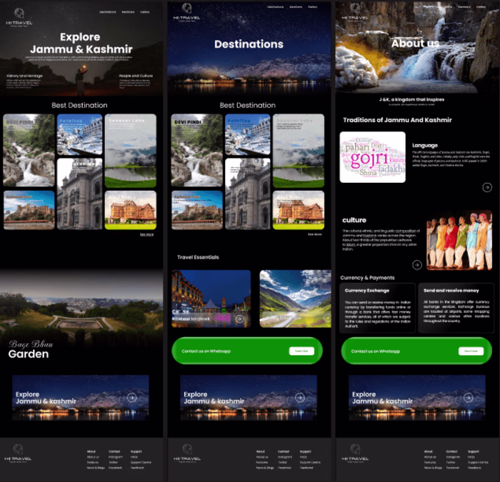 UI and UX for Jammu  and Kashmir 