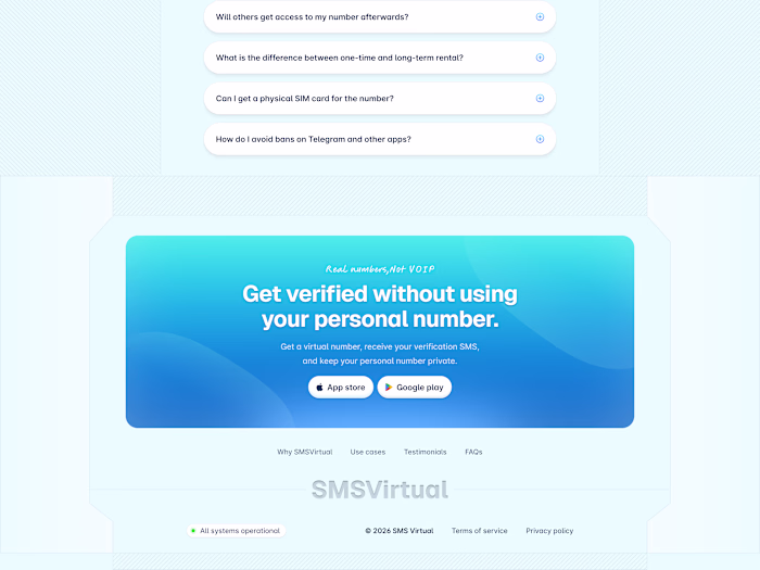 A landing page should work