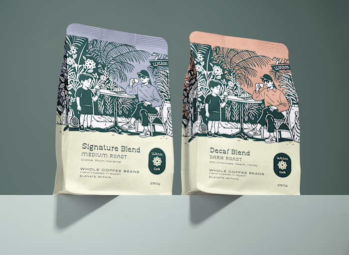 I developed Within Café's refined