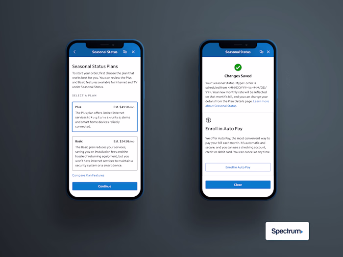 Spectrum:❄️ Seasonal Management Service