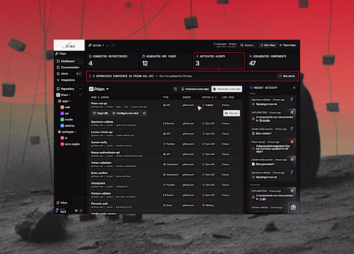 SL-DOC - Dashboard Page