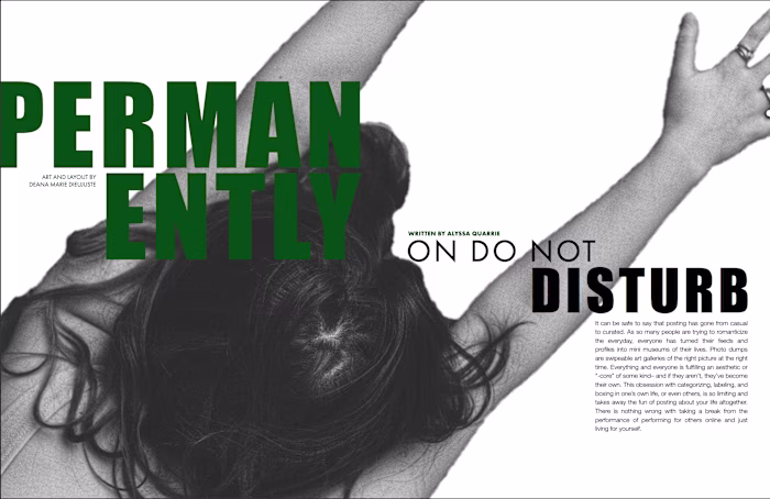 Permanently On Do Not Disturb
 –– Strike Magazine Issue 07