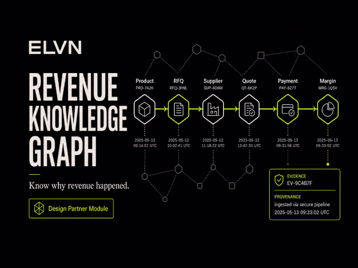 Revenue Knowledge Graph for Industrial B2B Sales