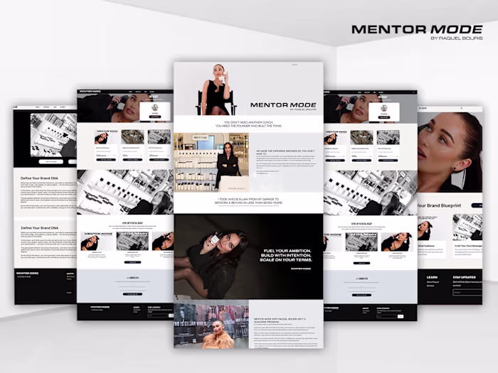 Custom Kajabi Website & Membership Build for Mentor Mode