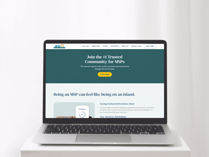 The ASCII Group – MSP Community Platform Website Development