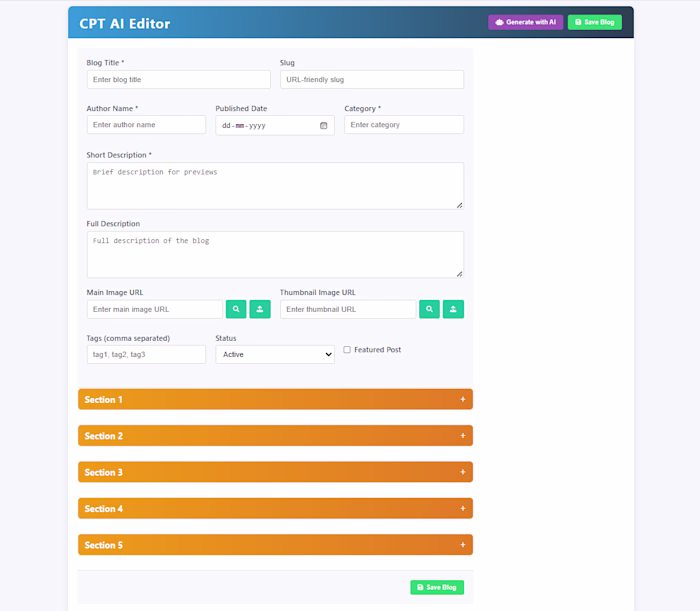 Built an AI-powered blog editor