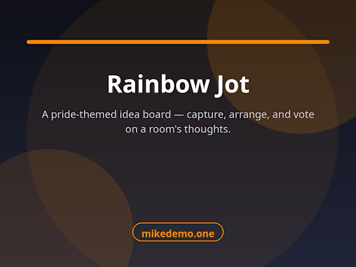 Rainbow Jot