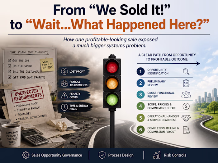 Sales Opportunity Governance & Process Redesign